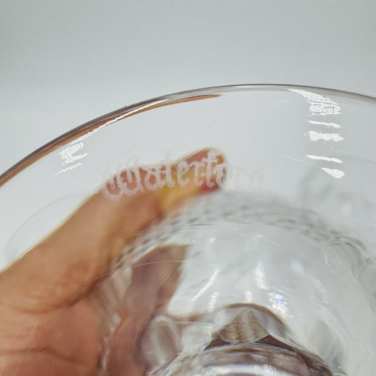 Waterford Crystal Colleen Short Stem Wine 3 Oz Set 4 Wine Glasses 5” Vintage