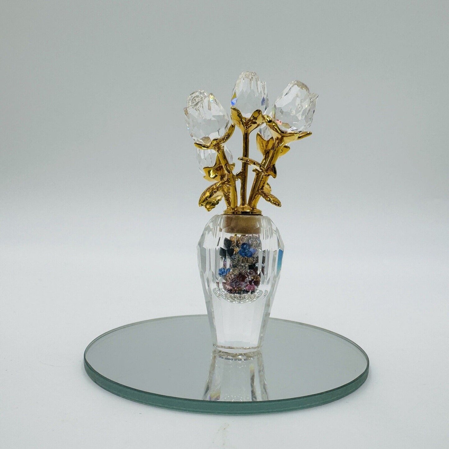 Swarovski Crystal Memories (Secrets) 5 Rose Vase With Crystals