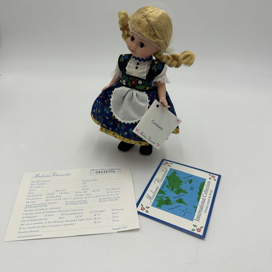 Madame Alexander 8" Doll with Papers and Original Box  #25800 Germany
