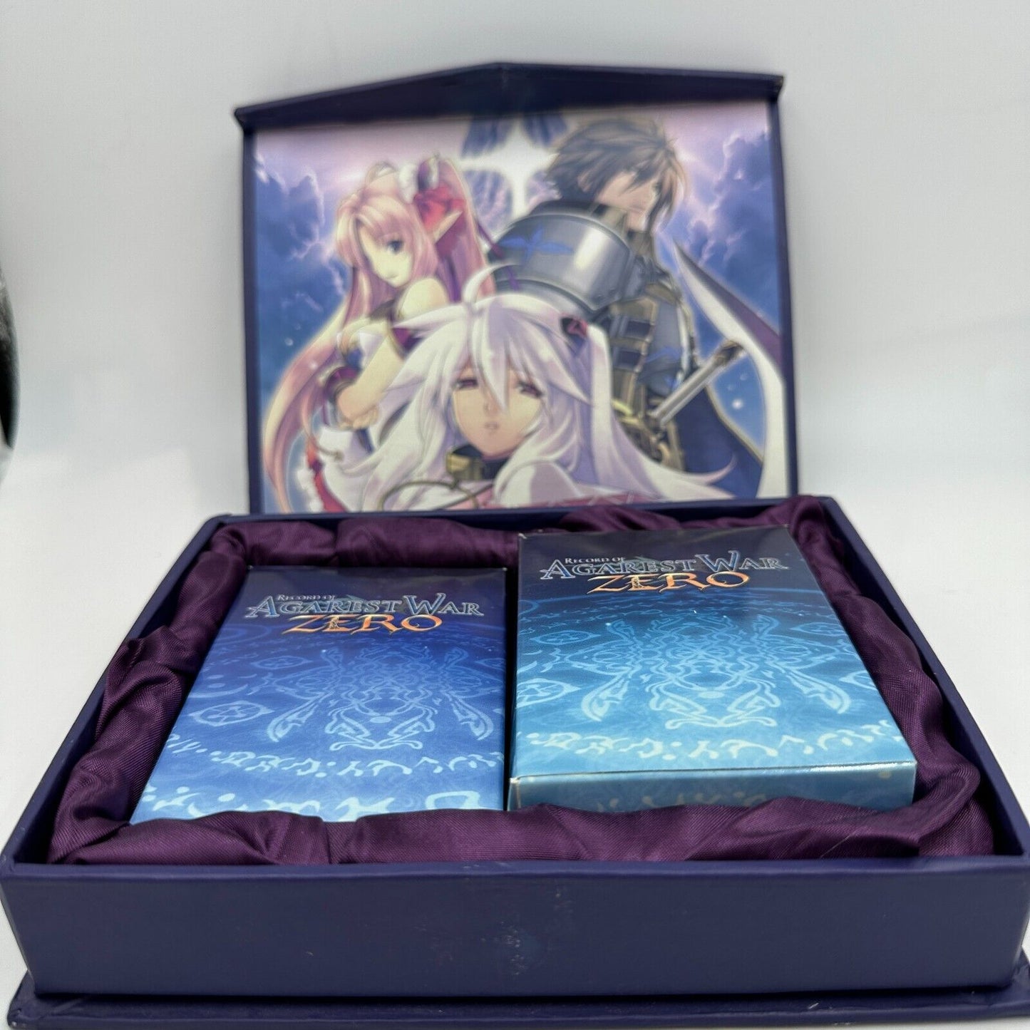 Record Of Agarest War Zero Limited Edition 2 Deck of Cards + Box (No PS3 Game)