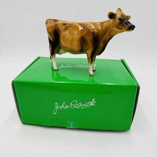 Vintage John Beswick Farmyard "Jersey Cow" Ceramic Porcelain Figurine