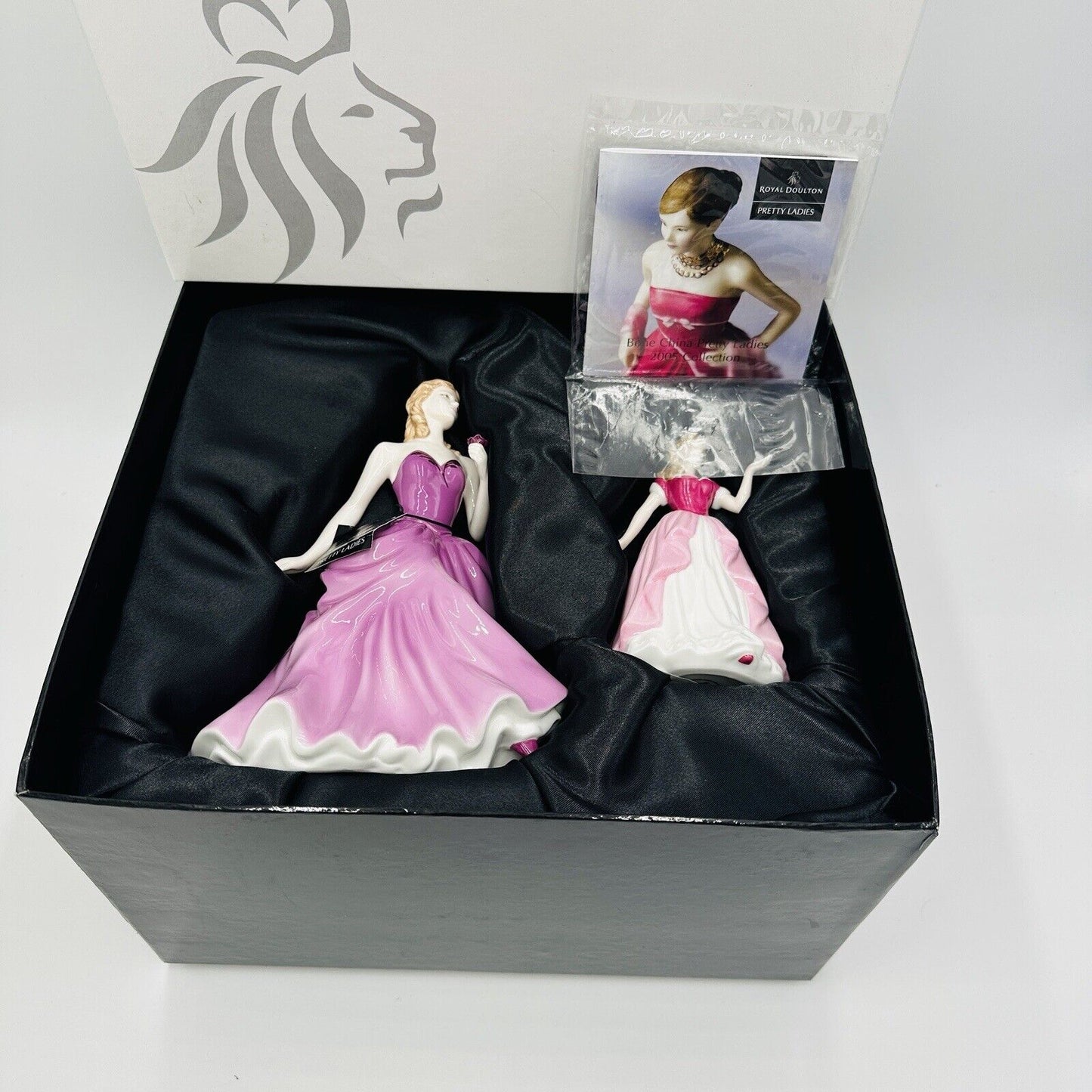 Royal Doulton Figurines Pretty Ladies Victoria Vicky Porcelain England Boxed Set