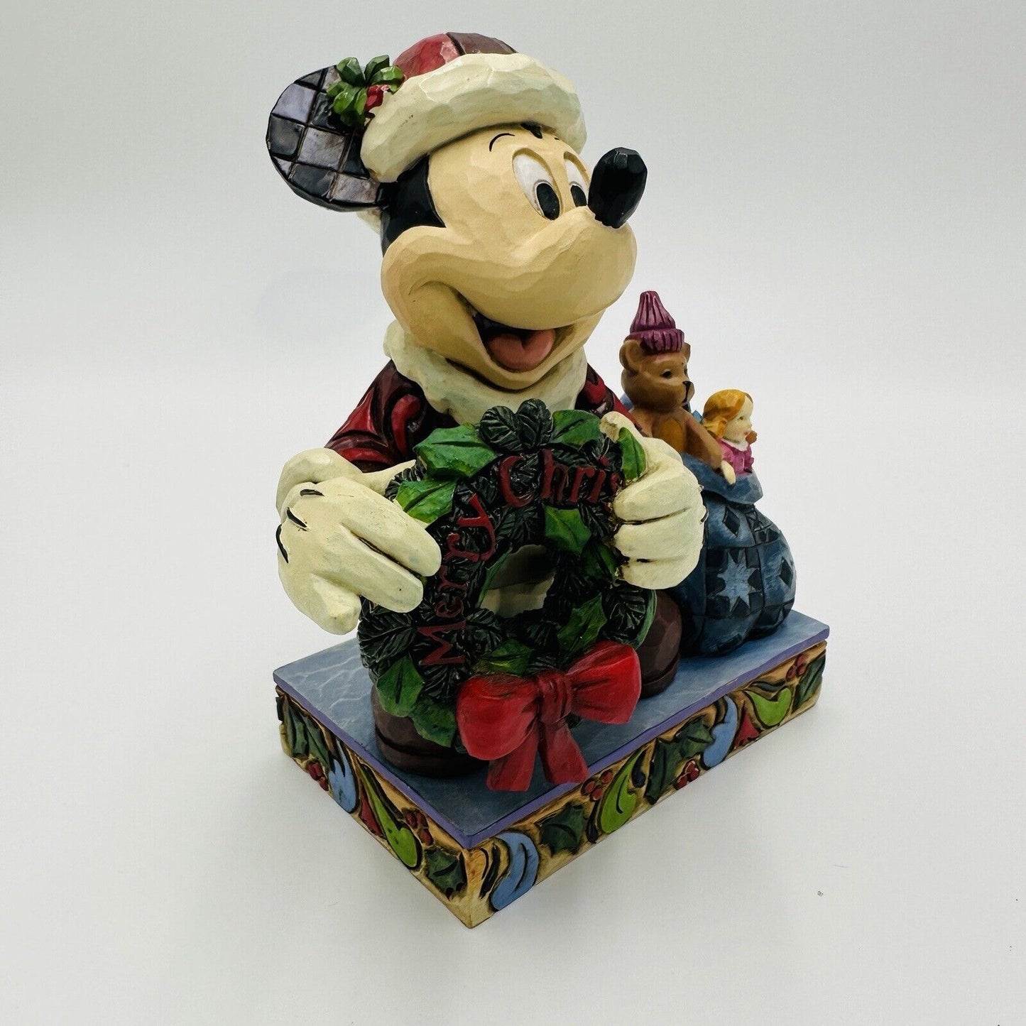Jim Shore Disney Traditions Merry Christmas To You Mickey Walt Disney Sculpture
