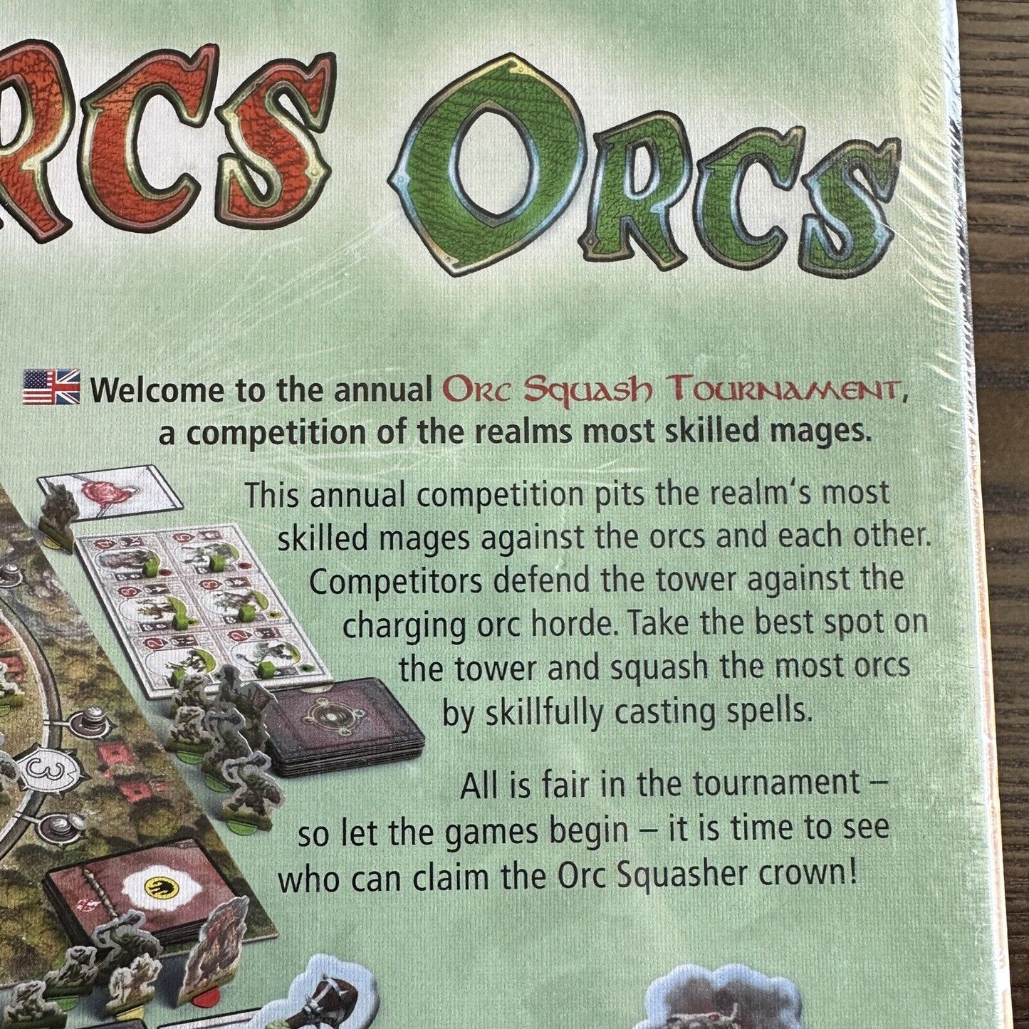Queen Games Orcs Orcs Orcs Board Game Building Frank Thyben 2014 Sealed Fun Mage