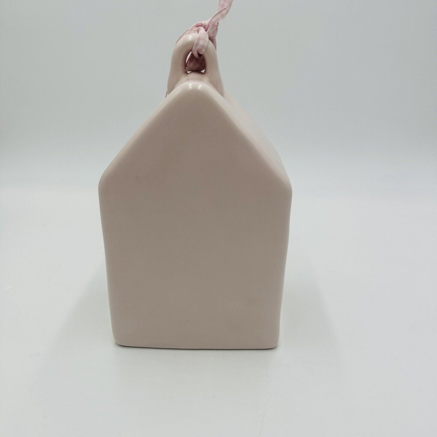 Rae Dunn Artisan Collection Pink Spooky Bird House Bat 8” Ceramic Halloween