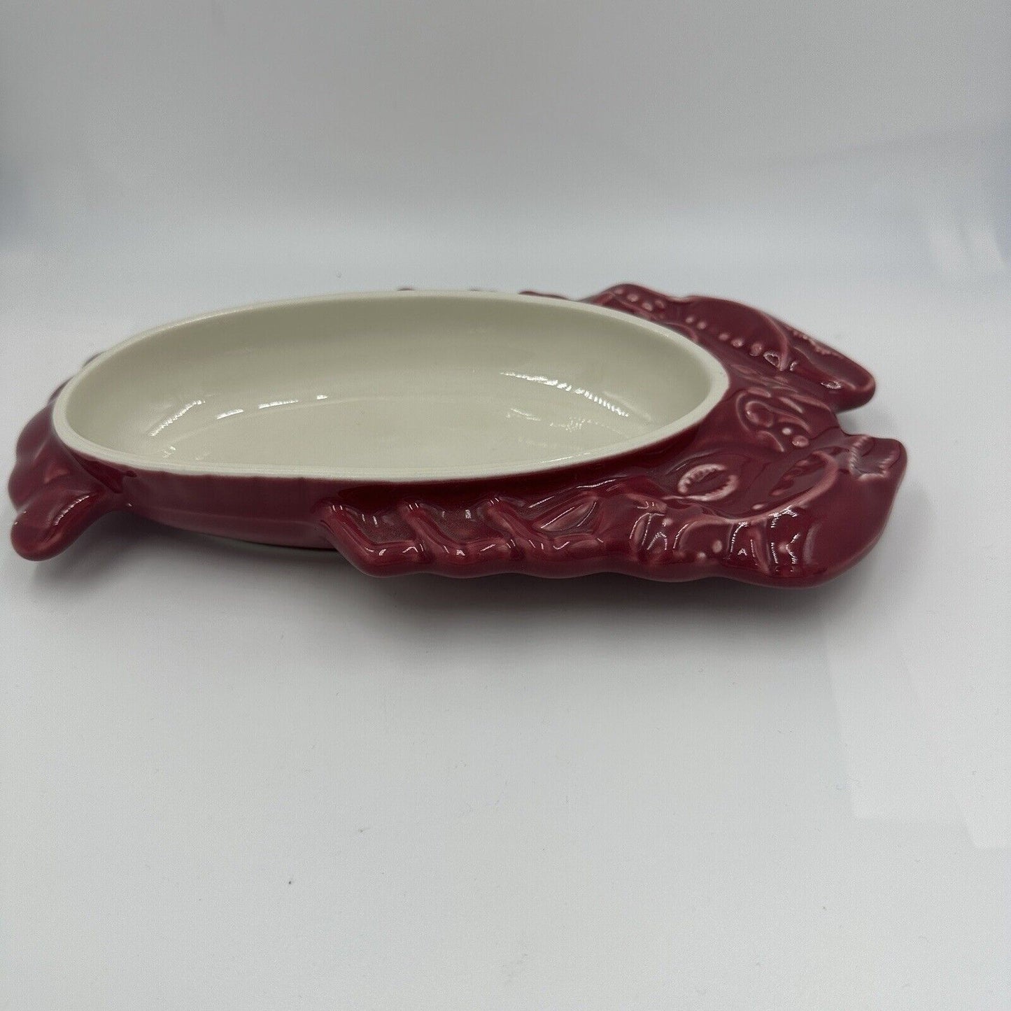 Hall Pottery Lobster Dish 234 Vintage Made In USA Serveware Kitchen Decor