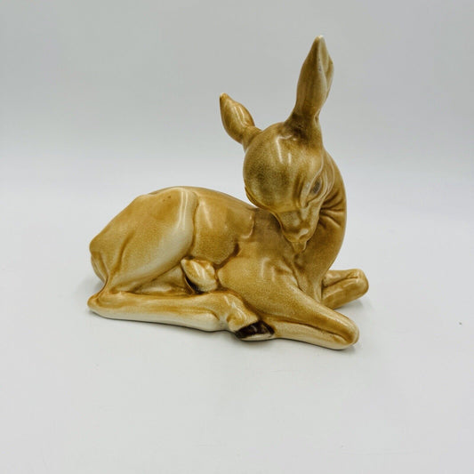 Vintage Poole Pottery England Deer Figurine Porcelain Bambi