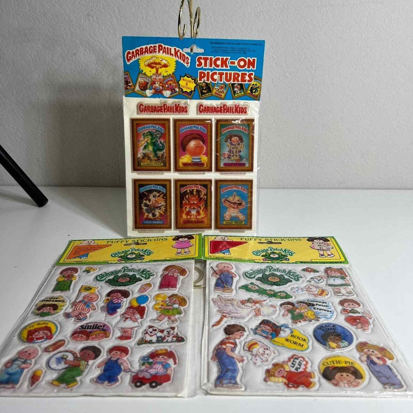 Cabbage Patch Stickers Garbage Pail Kids  Collectible 1985 Vintage