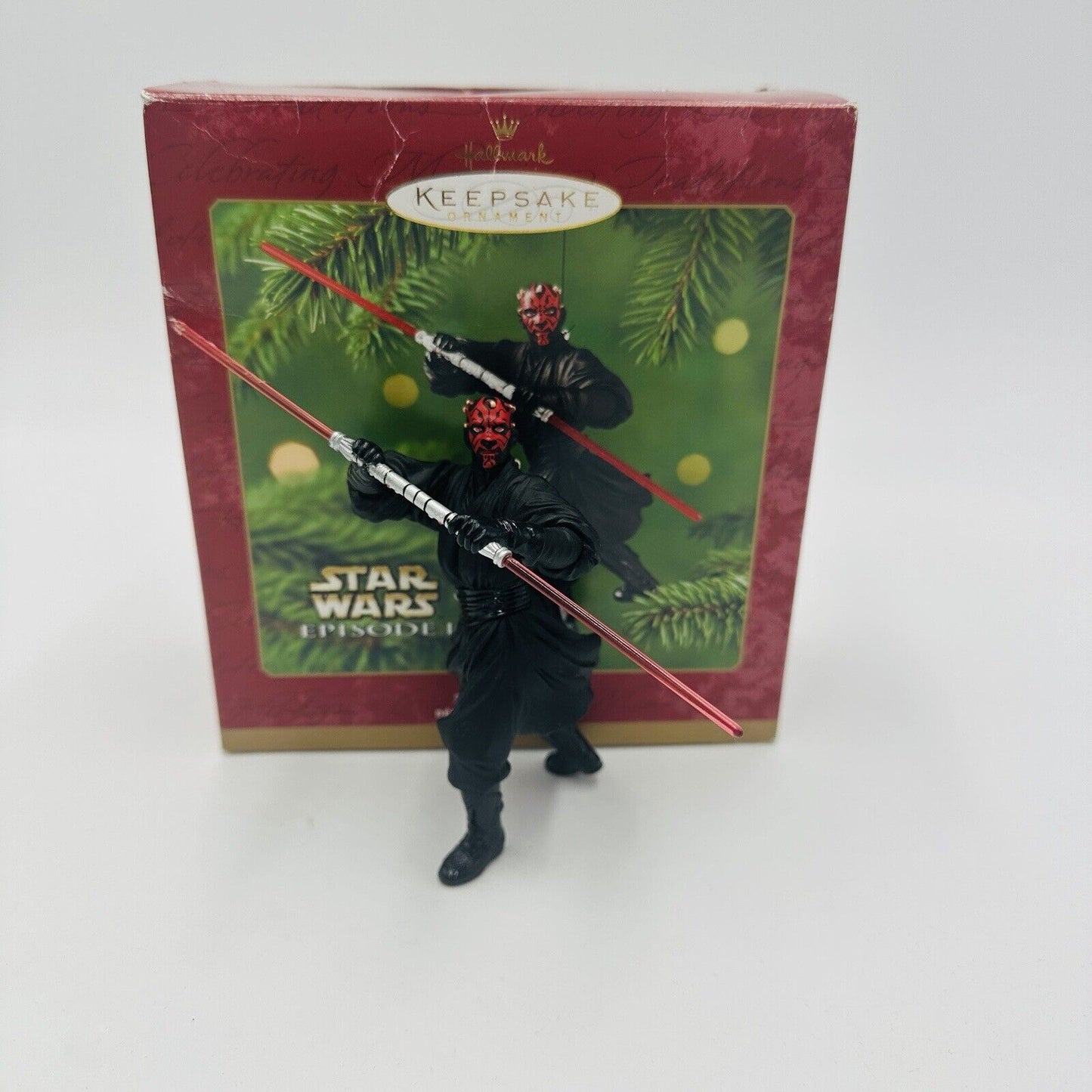 Hallmark Keepsake Ornament Star Wars Episode 1 Darth Maul 2000 Figurine Holiday