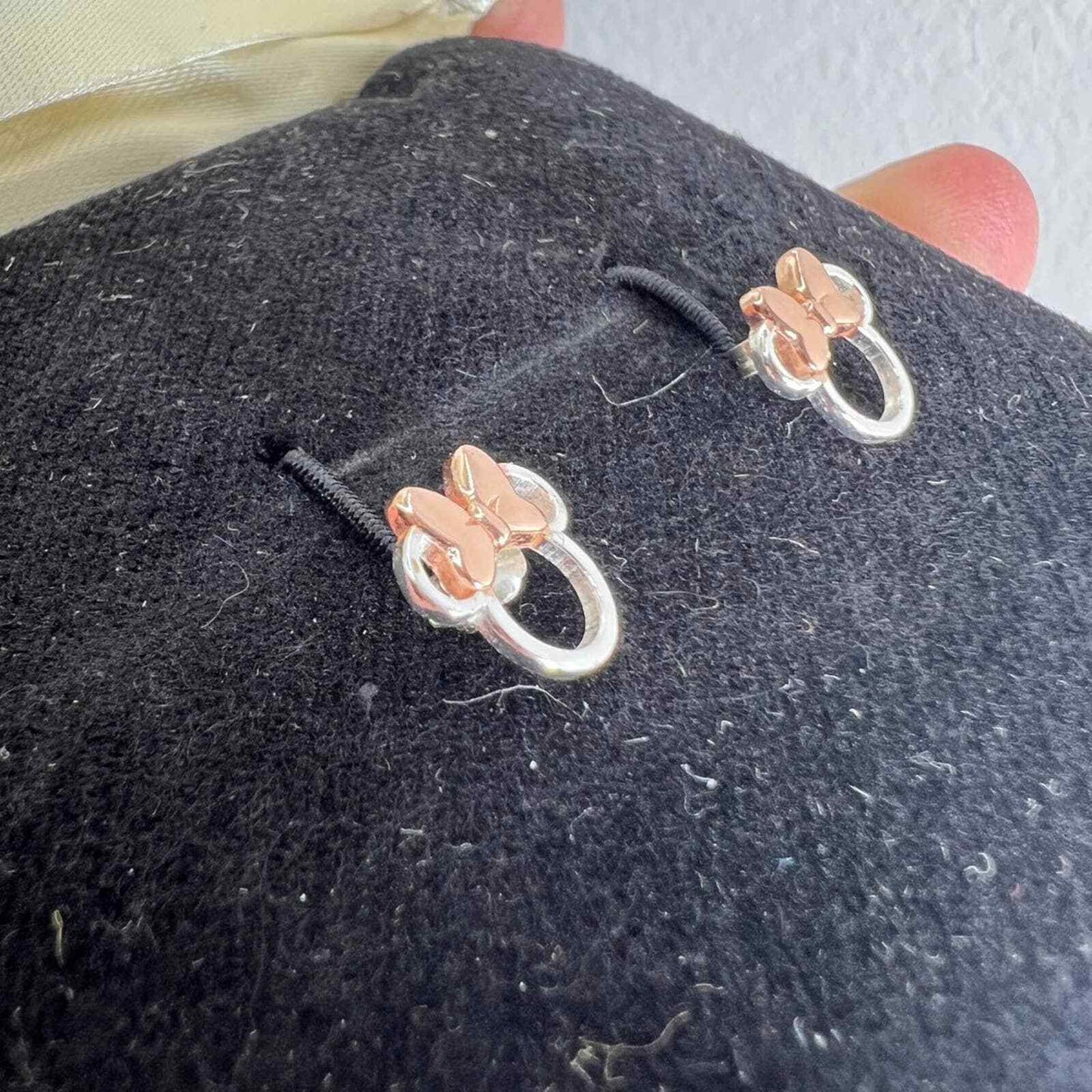 Disney Minnie Mouse Sterling Silver Stud Earrings