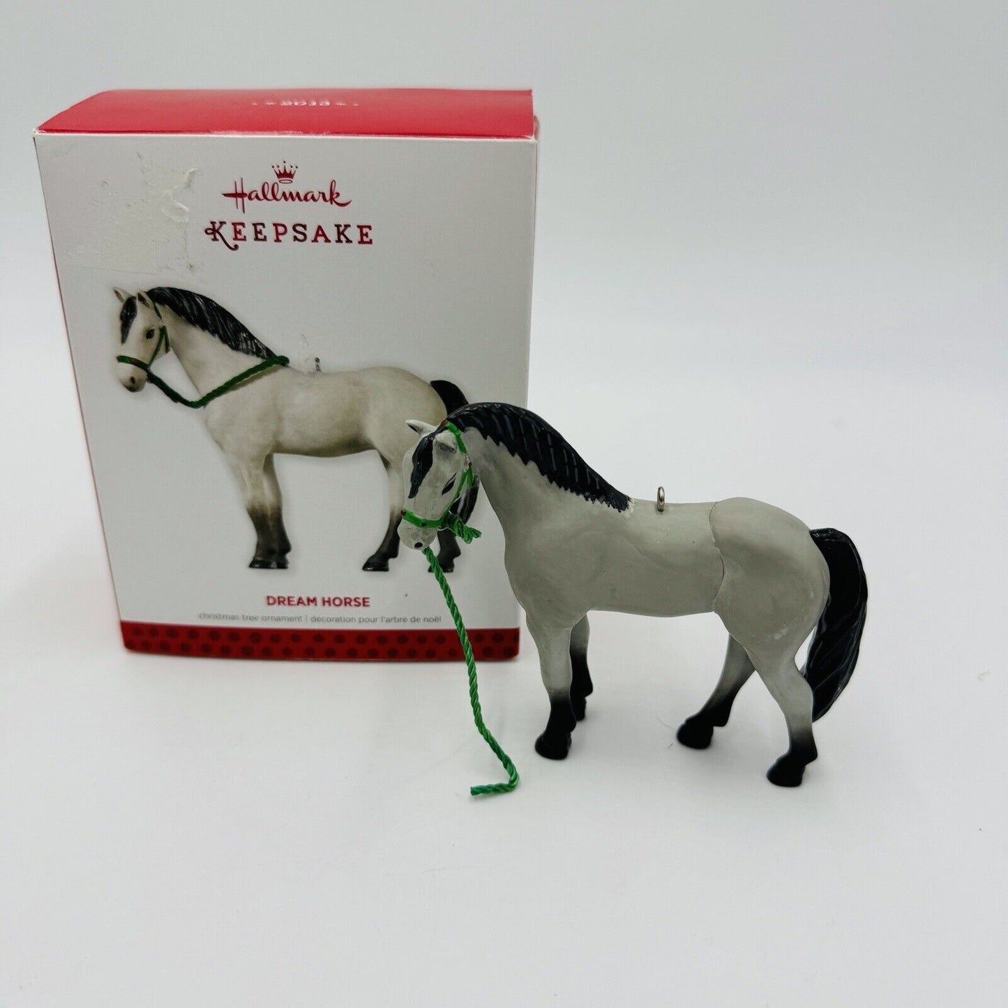 Hallmark Keepsake Ornament 2013 Dream Horse Gray Black White Pony Boxed