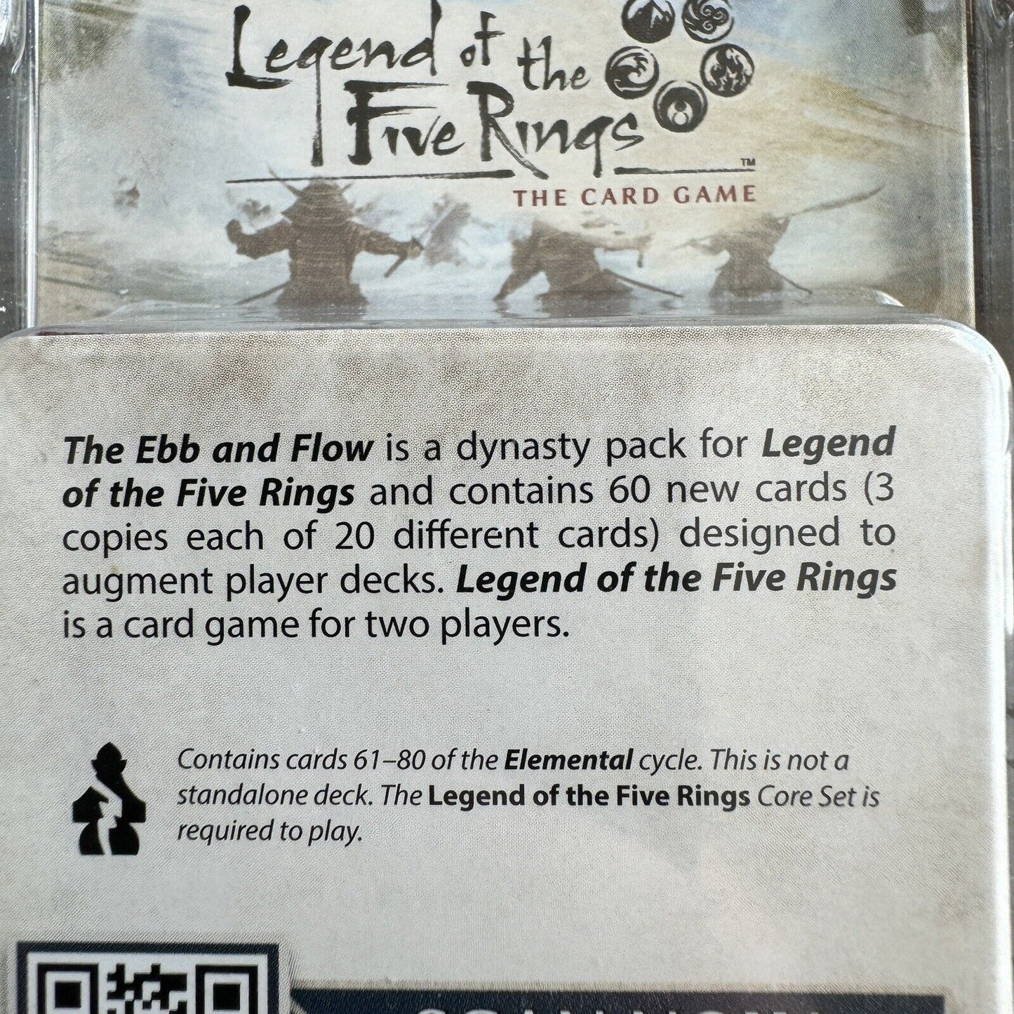 Legend of the Five Rings The Ebb and Flow & The Fires Within Dynasty Pack Sealed