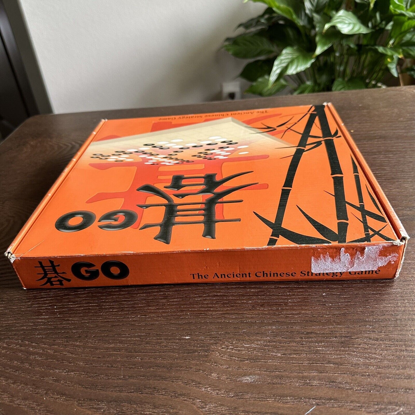 The Game Keeper Go Board Game Set Orange Box 11in Ancient Chinese Strategy