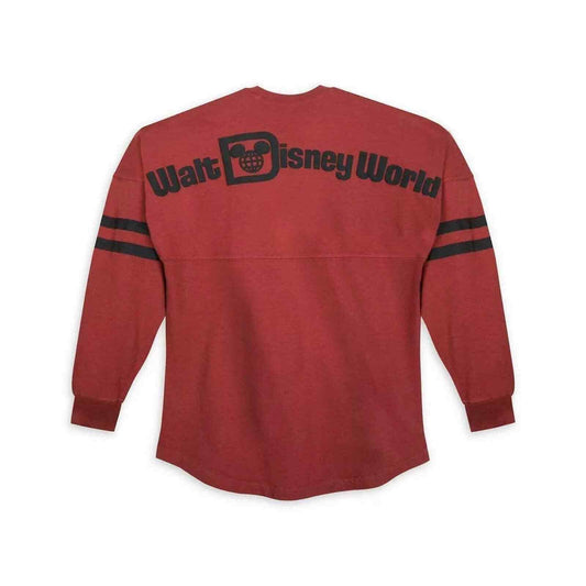 Walt Disney World Men's Jersey Medium Brick Red Vintage Sweater Clothing Adults