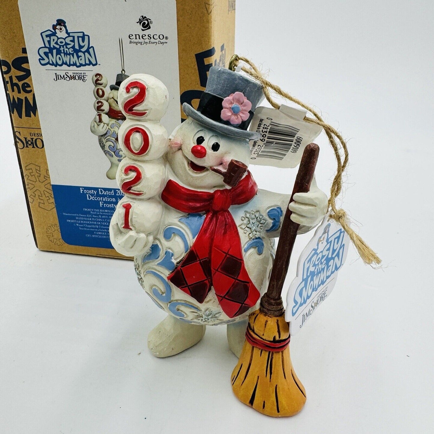 Jim Shore Frosty The Snowman Christmas 2021  Ornament Figurine