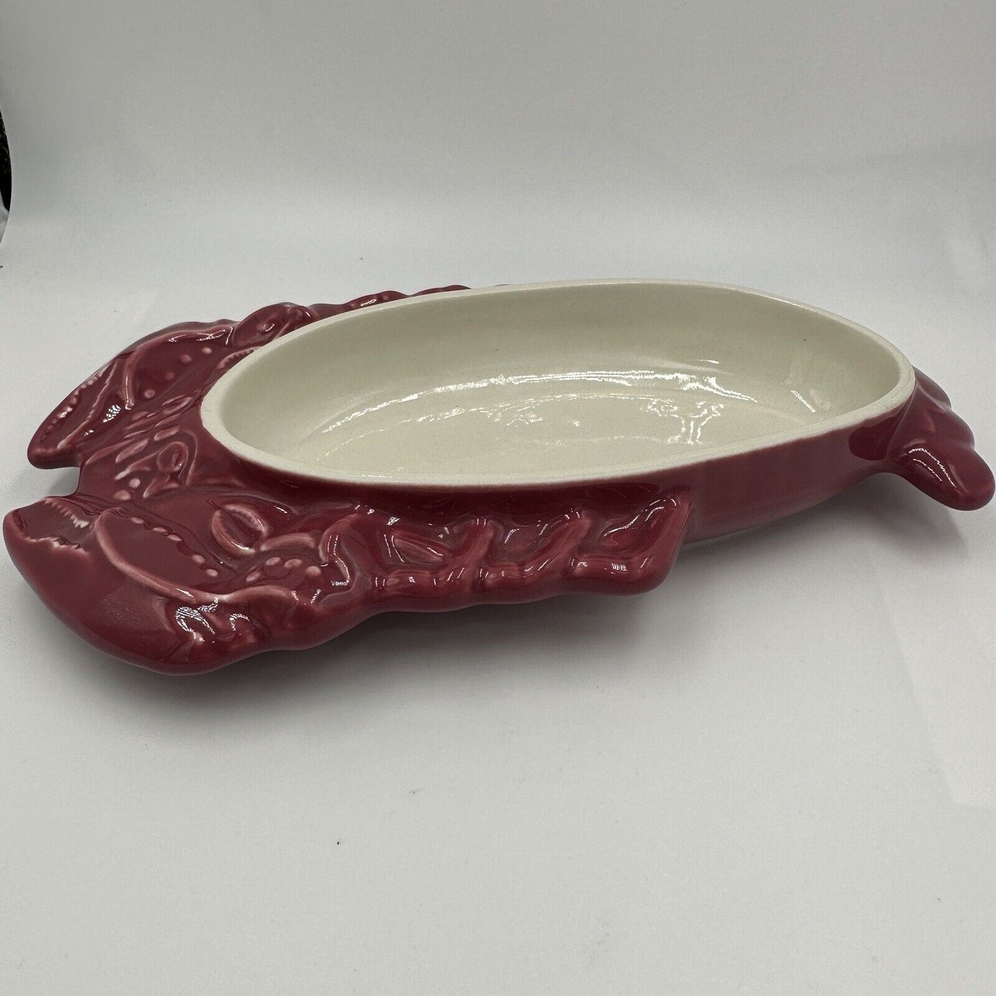 Hall Pottery Lobster Dish 234 Vintage Made In USA Serveware Kitchen Decor