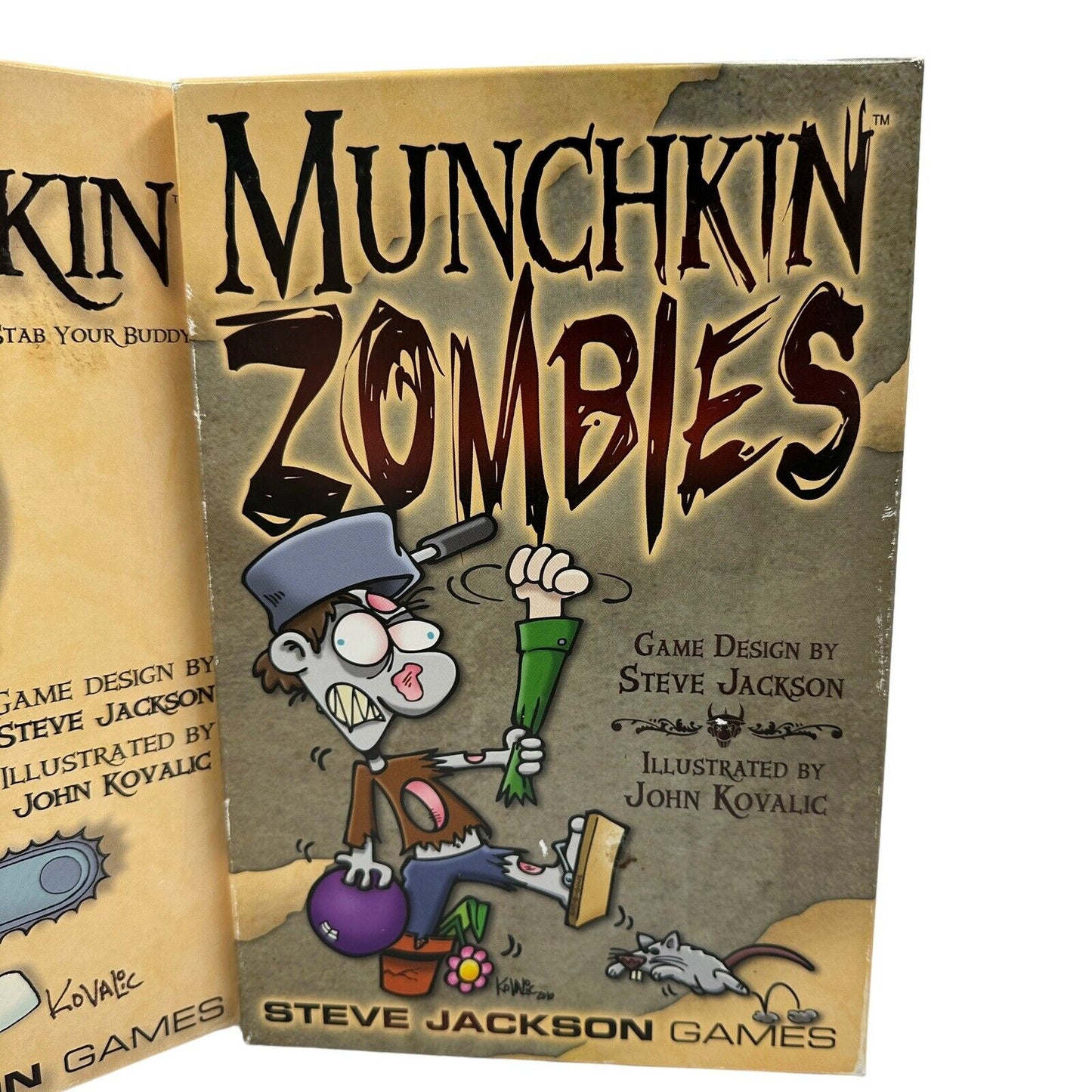 Munchkin Lot Original and Zombies Card Game Steve Jackson Games 2012 Fun Party