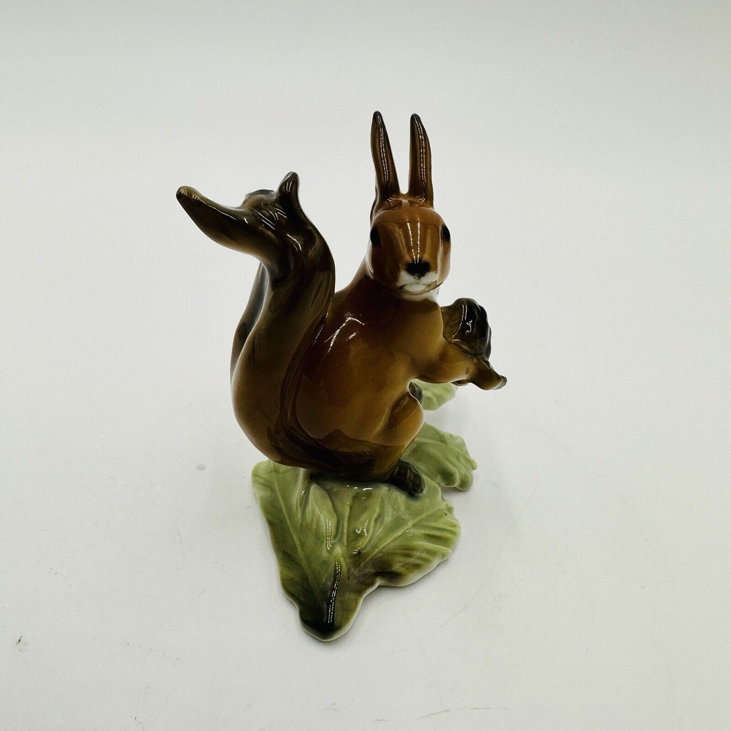 Hutschenreuther Squirrel Porcelain Figurine Hans Achtziger Germany Vintage Decor