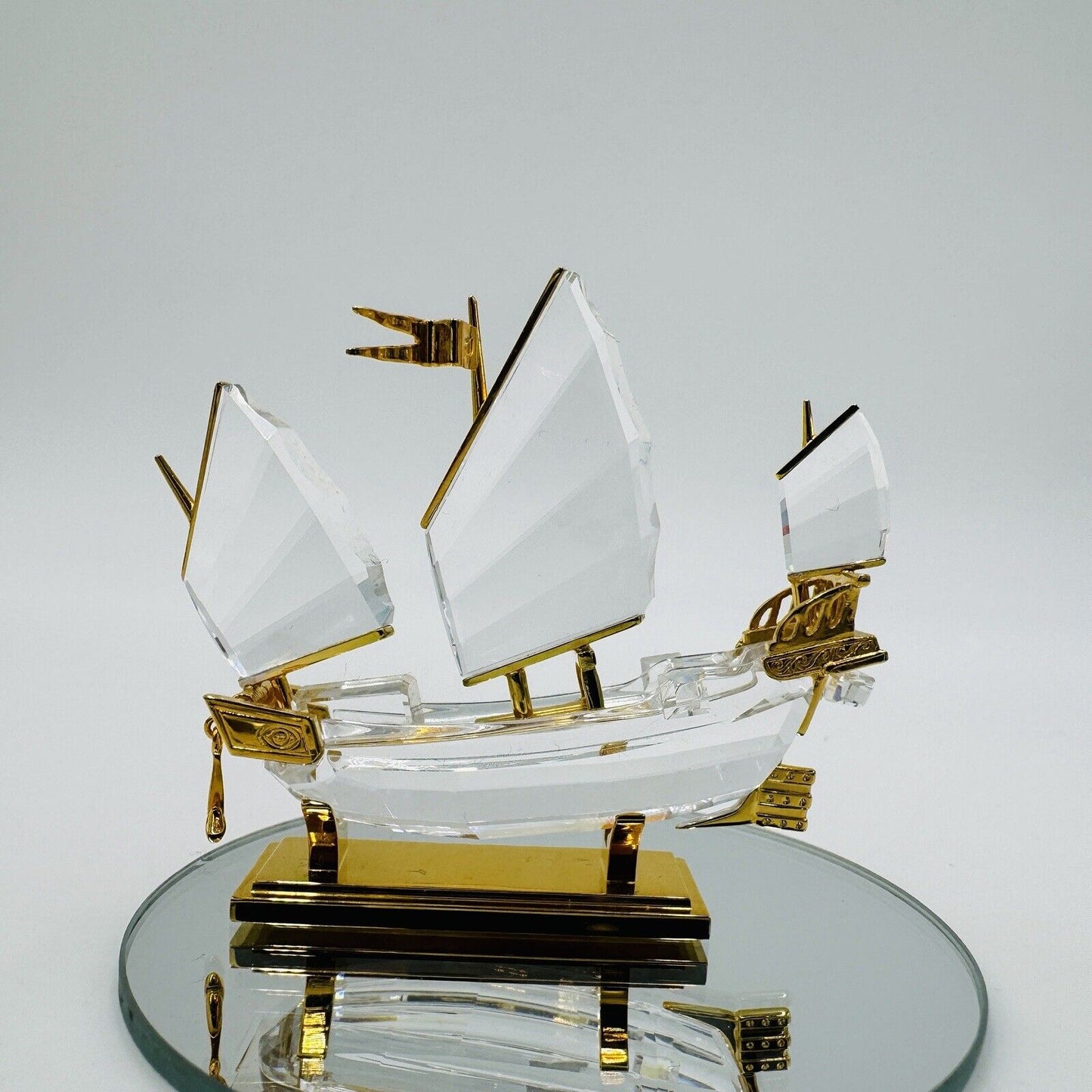 Swarovski Crystal figurine Chinese Gold Junk Journeys 272708