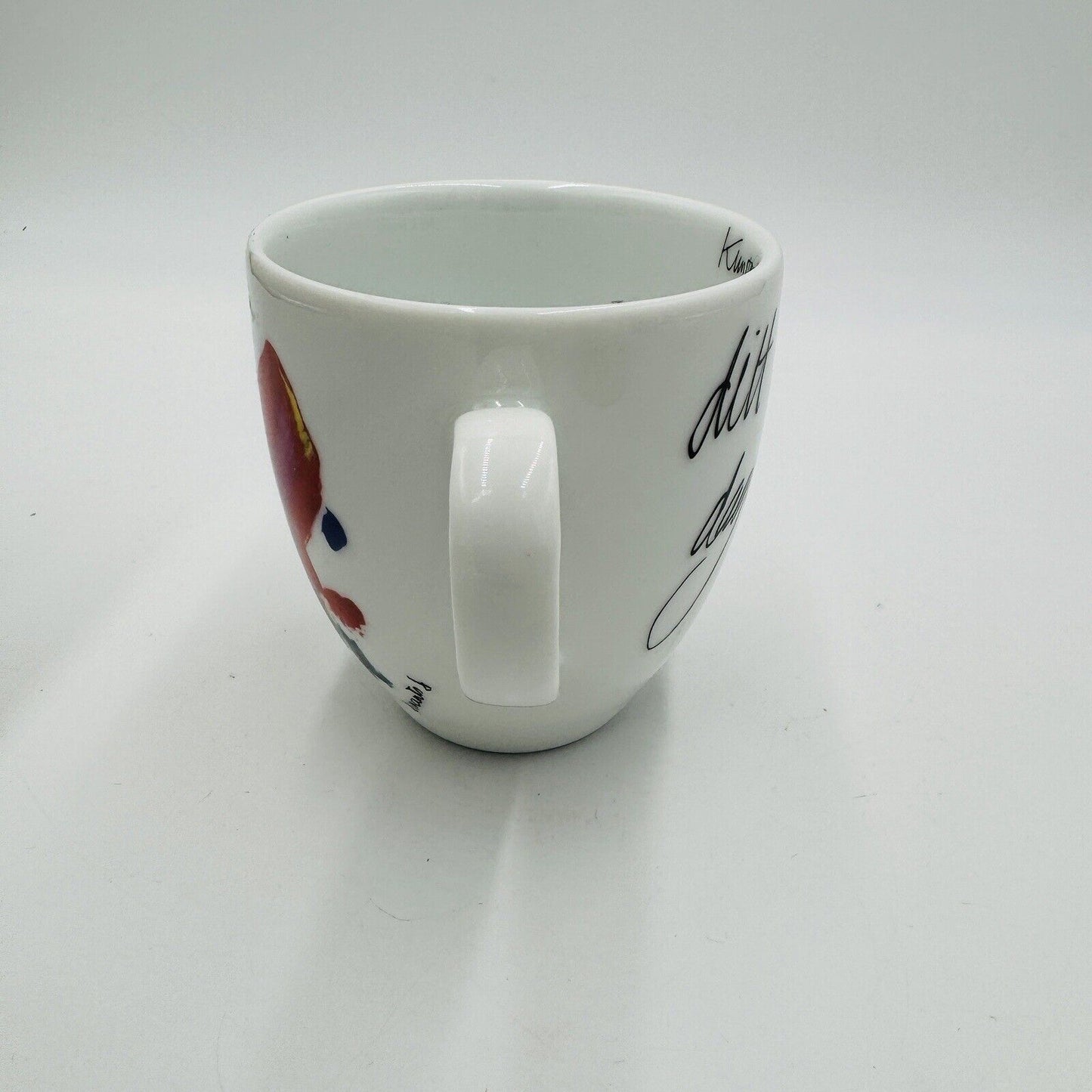 Porsgrund Porcelain Norway Colorful Painted Coffee Cup Mug
