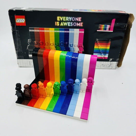 LEGO Icons Everyone is Awesome Pride Rainbow Set