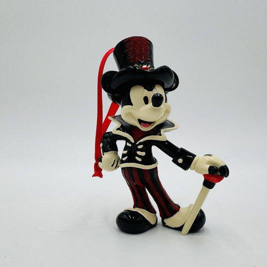 Disney Parks Halloween Mickey  Mouse Vampires Ornament 4” Porcelain Painted