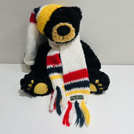 Pendleton Eddie Bauer Teddy Bear Plush Stuffed Animal Toy Scarf Hat