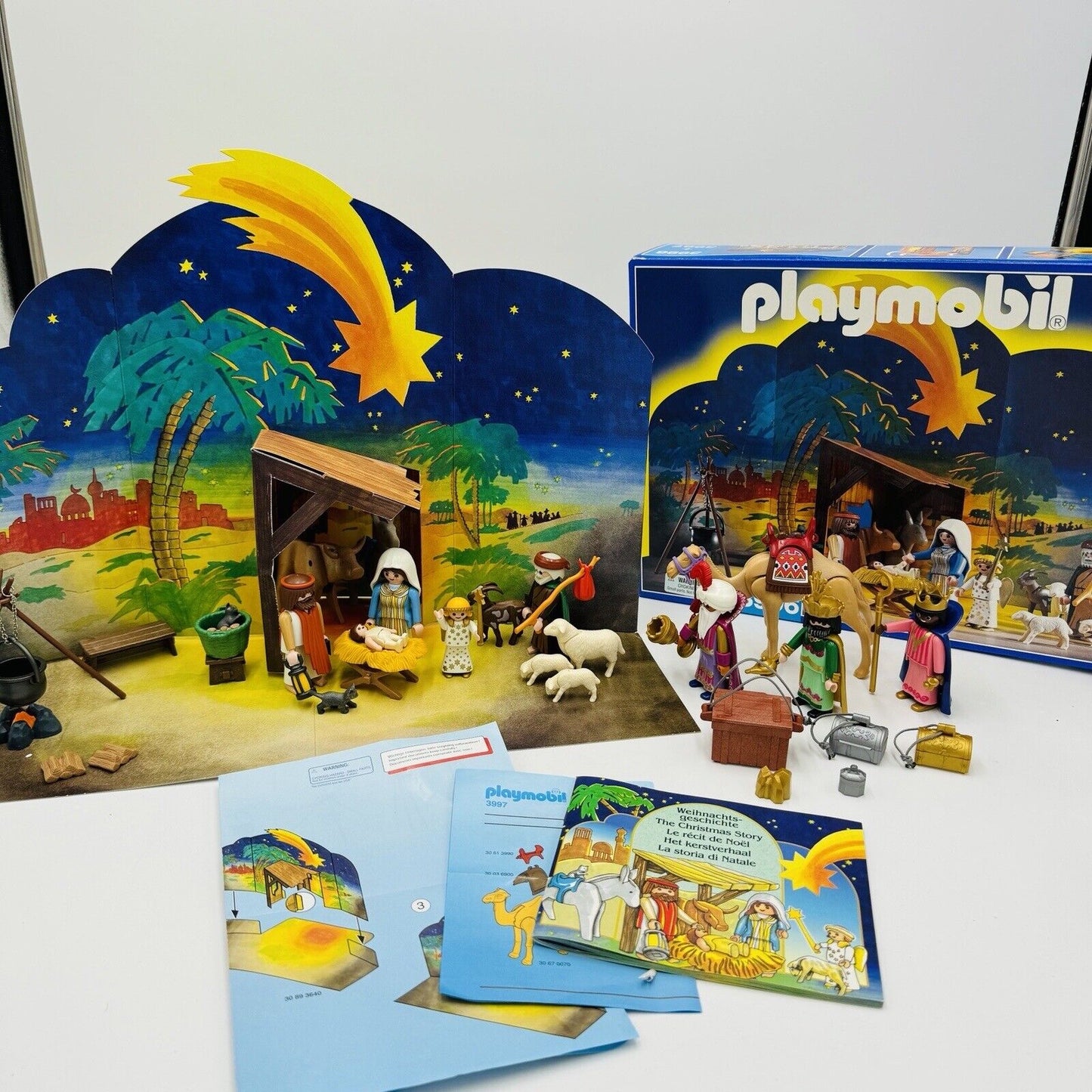 Vintage 1999 Playmobil #3996 Nativity Set Wise Men Complete