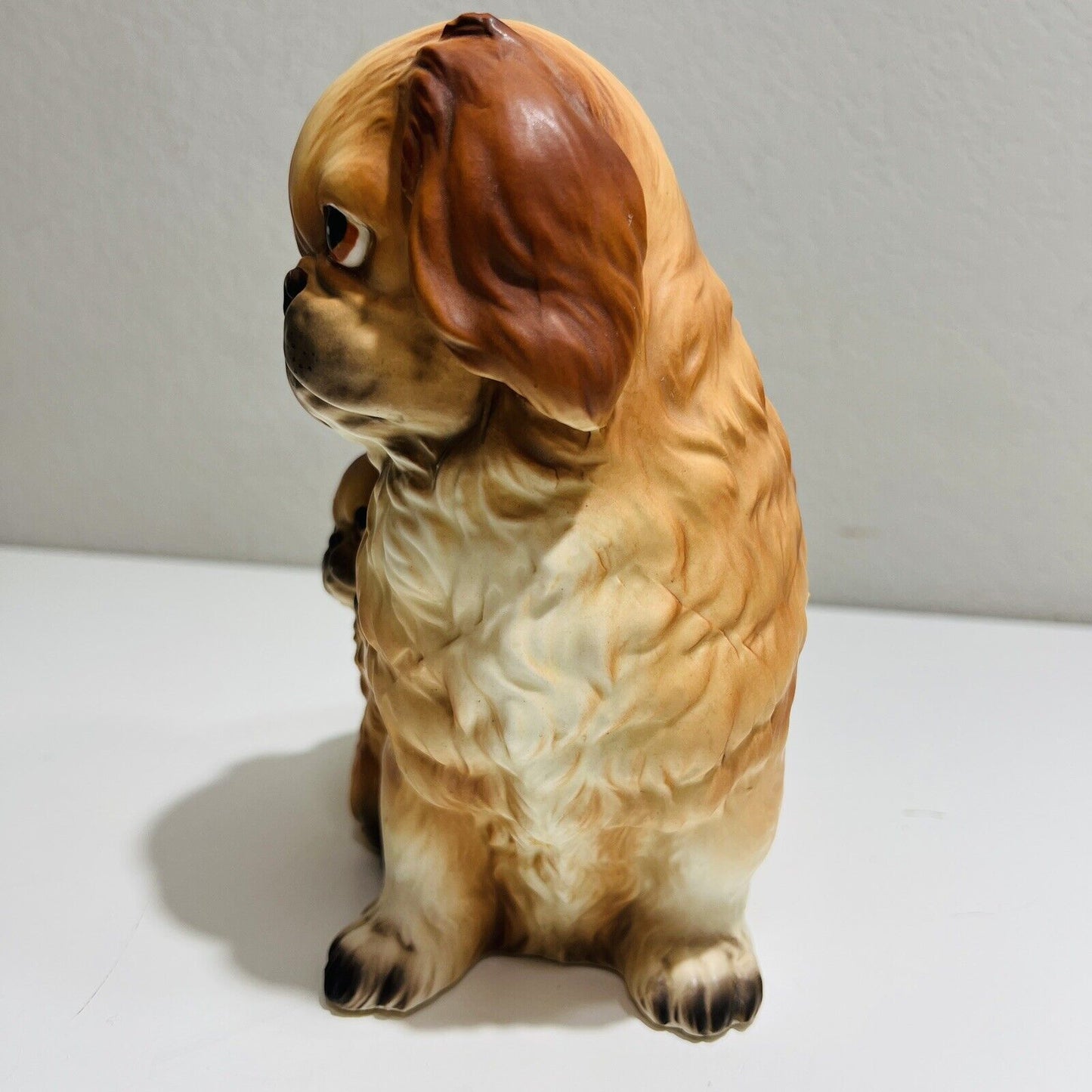 Relpo Spaniel Dog Pup Planter Pottery Ceramic Home Decor Beautiful Eyes
